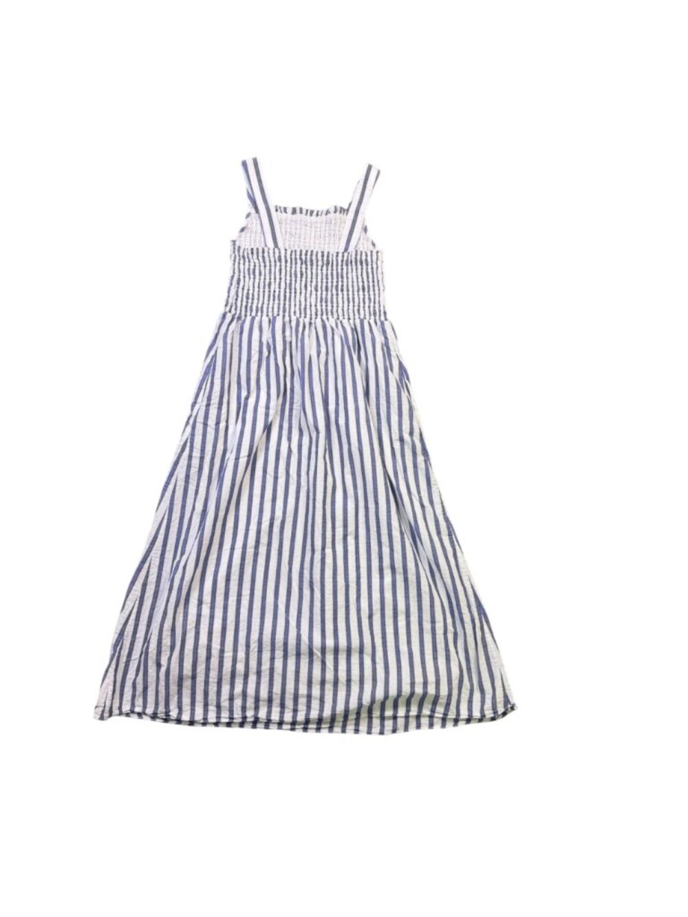 Everlane Womens White & Blue Cotton Striped Sleeveless Maxi Dress Organic Size S - Picture 3 of 6
